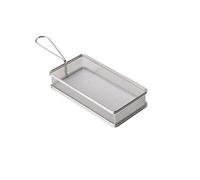 APS paniers inox pour le service sur table 26 x 13 cm, H: 5 cm acier inoxydable, Gold-Look