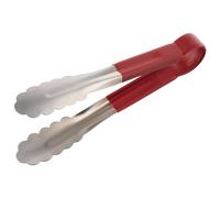 APS Pince universelle en acier inoxydable - Longueur : 24 cm - 75861, Argenté/Rouge