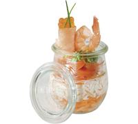 Bocal Weck avec couvercle, forme tulipe, 220 ml, set x12