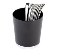 APS Poubelle de Table/récipients pour Couverts Ø 13 cm, H: 15 cm SAN, Noir