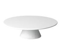 APS présentoir à gâteaux Ø 31 cm, H: 8 cm mélamine, Blanc