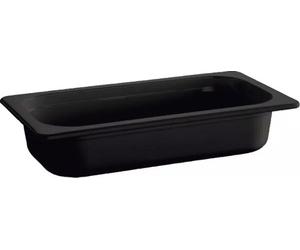 APS Récipients GN Ecoline, GN 1/3, noir, Contenance : 2,70 litres, Profondeur : 100 mm