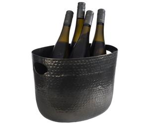 APS Seau à vin/à champagne, capacité : 7,00 litres, hauteur : 230 mm, noir