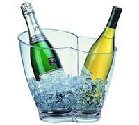 APS seau à vin ou champagne 30,5 x 21,5 cm, H: 26 cm MS, glasklar, 4 Liter