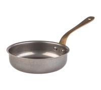 APS SNACKHOLDER 40783 Casserole à manche en acier inoxydable vieilli Ø 14 cm Hauteur 4 cm 0,4 l