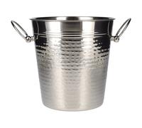 APS Wein- Sektkühler Edelstahl Hammerschlag-Design 4l