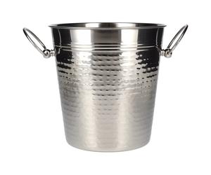 APS Wein- Sektkühler Edelstahl Hammerschlag-Design 4l