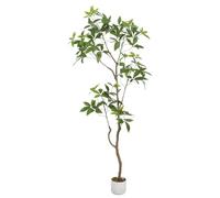 Aptliton Plante Artificielle schefflera 200cm PEVA Pot extérieur