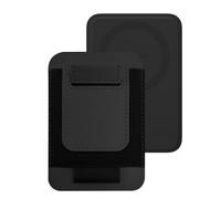 APTMAPT Le portefeuille MagSafe fonctionne avec Apple Find My, porte-cartes RFID à 5 cartes avec sangle pop-up, portefeuille magnétique puissant pour iPhone 17/16/15/14/13/12 Pro Max Air Plus