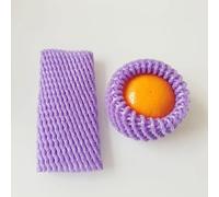 ApuaVireo&Co Poche à manches en filet en mousse, for légumes, fruits, bouteilles de vin, articles fragiles, sac en filet dédié(Purple,12x7cm 510pcs)