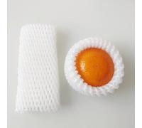 ApuaVireo&Co Poche à manches en filet en mousse, for légumes, fruits, bouteilles de vin, articles fragiles, sac en filet dédié(White,14x7cm 435pcs)