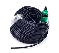 ApuaVireo&Co Tuyau de Micro-Irrigation, Tuyau d'eau de Jardin en PVC 4/7 mm 1/4 po, Tube d'irrigation Micro-Goutte à connecteur Rapide 10-50 m(30m 98.4ft)