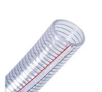 ApuaVireo&Co Tuyau en PVC, tuyau en fil d'acier transparent en PVC 1 m(42mm x 3.5mm)