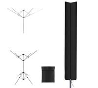 APXEL Housse Parasol, 210D Oxford Housse Sechoir Parapluie Exterieur avec Fermeture Eclair et Cordon, 165×15 cm Coupe-Vent Housse Anti-UV Imperméable pour Brabantia, Leifheit à Linge