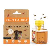APXEL Lot de 2 Anti Mouche d'Intérieur Cuisine, Effet Rapide en 24 Heures | 30ML Piege a Mouche Intérieur pour Maison, Anti Mouche Interieur, pour les Mouches des Fruits Jusqu'à 3 Semaines