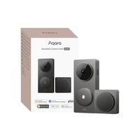 Aqara 2K Sonnette Video Hub G410 avec Carillon, HomeKit Secure Video, Hub Matter Intégré, Wi-FI 2,4G/5GHz, Zigbee et Thread, 4:3, sans Fil/Filaire, Compatible avec Alexa, Google, Home Assistant, Gris