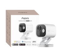 Aqara 4MP Caméra Hub G5 Pro WiFi, HomeKit Secure Video, 2,4/5 Ghz, Routeur de Bordure Thread, Camera Exterieur, Vision Nocturne en Couleurs, AI Détection, Thread/Zigbee,Compatible Alexa, Google, Blanc