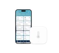 Aqara Capteur de Température et d'Humidité, NÉCESSITE AQARA HUB, Zigbee, pour la Surveillance à Distance et la Domotique, Thermomètre Hygromètre sans Fil, Compatible avec Apple HomeKit, Alexa, IFTTT
