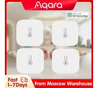 Aqara capteur de température intelligent pression d'air humidité capteurs environnementaux télécommande Zigbee fonctionne avec l'application Mijia Home Homekit 1pcs