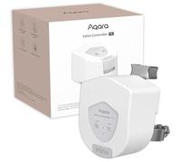 Aqara Contrôleur de Valve T1, Aqara Hub Zigbee 3.0 Requis, Matter over Bridge, Combiné aux Détecteurs de Fuite d'Eau, Arrêt par Télécommande App, Compatible avec HomeKit, Alexa, Google Home