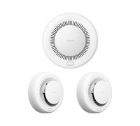 Aqara Détecteur de Fumée Connecté-3 Pack, Nécessite Aqara Hub Zigbee 3.0 | Zigbee, Sirène 85 DB, Indicateur LED, Alarme Maison, Autonomie Longue, Compatible avec HomeKit, Alexa,Google Home