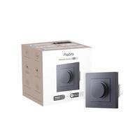 Aqara Interrupteur Variateur H2 UE, 2-en-1 Neutre, 1 Groupe 1-Voie, Gris | Thread/Zigbee, 200 W, pour LED dimmable/CFL/incandescente/Halogène/ELV Lampe, Compatible Apple Home, Alexa, Google, Matter