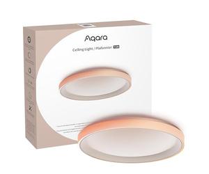 Aqara LED Plafonnier T1M, Nécessite Aqara Zigbee 3.0 HUB, 40W 3450 lm | RGB + IC avec Effets de Dégradé et 16 M de Couleurs, Blanc Réglable 2700-6500 K, Supporte HomeKit, Alexa, Google