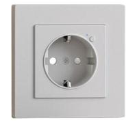 Aqara Prise murale H2 EU – Zigbee 3.0, 16A, Mesure conso, Commande vocale – Blanc