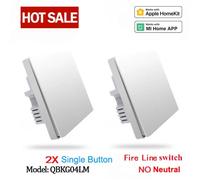 Aqara Smart interrupteur mural, 2X interrupteur, neutre, 2X pas de neutre-1clé