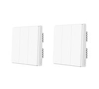 Aqara Smart Interrupteur mural, 2X Interrupteur, neutre, 2Xavec neutre-3Key