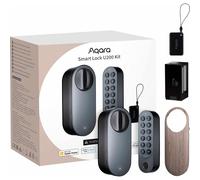 Aqara, Système de contrôle d’accès, Smart Lock U200 noir, EL-D02E (Bluetooth, Carte clé, Clé, Combinaison électronique de chiffres, Empreinte digitale, Smartphone)