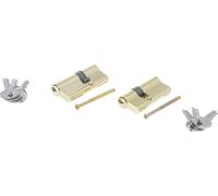 Aqbau® Cylindre de fermeture Cylindre profilé 35/35 mm Laiton NOUVEAU