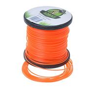 Aqbau® Fil de Coupe Nylon Rond 2,0 mm x 126m Bobine de Tondeuse Trimmer Fil de Rechange pour Coupe Herbe, Fil de Tonte, Fil de Coupe - Bobine de Fil Rond en Nylon pour Coupe Bordure