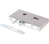 Aqbau® Set serrure à crochet 72/60 avec boîtier de serrure broche de guidage serrure de porte coulissante