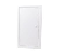 Aqbau Trappe de Visite 400x500 mm en Métal Blanc avec Fermeture à Pression - Porte d'Inspection pour Placo, Plafond, Mur, Baignoire et Gaine Technique