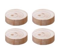 AQCDPJYU Lève-Meubles en Bois, 4 Pieds de Support cylindriques en Bois Massif, rehausseurs Robustes de 3 à 20 cm de Hauteur for lit et Table(10 x 20cm)