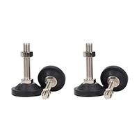 AQCDPJYU Pieds de nivellement de Support de Machine réglables filetés Robustes 4 pièces(100*m18*120mm)