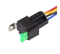 AQHYEBNSR 1 pièces/Ensemble Relais Marche/arrêt à fusible Automatique DC12V 30A 4 Broches électronique Automobile de Voiture avec Film d'assurance