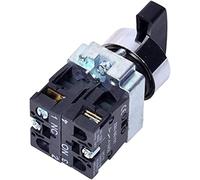 AQHYEBNSR Interrupteur Rotatif Rotary 2/3 Position Auto-Verrouillage/Auto-réinitialisation Sélecteur 1NO 2NO 1NO1NC BD21 BD33 BD22 BD25 BD45 BD53(Bd33)