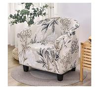AQIGR Housse de Fauteuil Cabriolet 1 Place, Housse de Fauteuil Crapaud Extensible Chesterfield, Housse Fauteuil Salon Club il Lavable, Couverture de Fauteuil Facile à Installer (Color : #41)