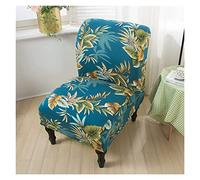 AQIGR Stretch Housse De Fauteuil sans Accoudoir, Doux Housse De Chaise pour Accent sans Accoudoirs avec Fond élastique Protege De Meubles pour Accueil Un Hôtel, Lavable (Color : #32, Size : 2PCS)