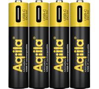 Aqiila AAA Batterie USB-C® Li-Ion 600 mAh 1.5 V 4 pc(s)