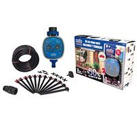 AQUA CONTROL Arrosage par Goutte-à-Goutte pour balcons-Programmateur C4099N + 12 goutteurs autocompensant de 2 l/h + Microtube de 4 mm, Kit C4061.