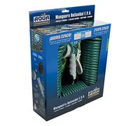 Aqua Control C2107N2 - Tuyau de jardin, avec raccordements bi-matières, 15 m, pistolet avec 7 formes