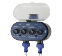 Aqua Control C4011 - Programmateur d'Arrosage de Jardin - Pour Tout Type de Robinet - Avec 2 Sorties Indépendantes