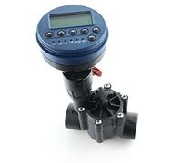 Aqua Control - Programmateur d'arrosage numérique avec électrovanne à solénoïde Latch. Avec 2 programmes d'arrosage indépendants. Programmateur à vanne pour puisard