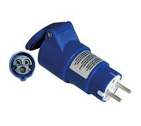 Aquacars.FR Adaptateur Femelle CEE17-mâle Schuko Camping Car