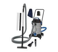 AquaForte Aspirateur de bassin Pro1200 watts Équipé d'une pompe immergée 2,5 mètres de profondeur Volume du réservoir 35 litres Longueur du câble 4mètres Sac de préfiltre refermable Accessoires inclus