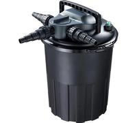 AquaForte CBF-12000 Filtre à pression avec PL 24 Watt UV-C et fonction de lavage à contre-courant, Entretien facile, Max. Débit 6 m3 par heure, Max. Étang 12 m3, Taille Ø41 x 51 cm