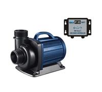 Aquaforte Pompe de BassinFiltre dm-22.000 Vario S, 70-200W, Débit 12-22 m3 par Heure, Hauteur de Refoulement 7,5m, Réglable avec Contrôleur Externe, Bleu, Noir.
